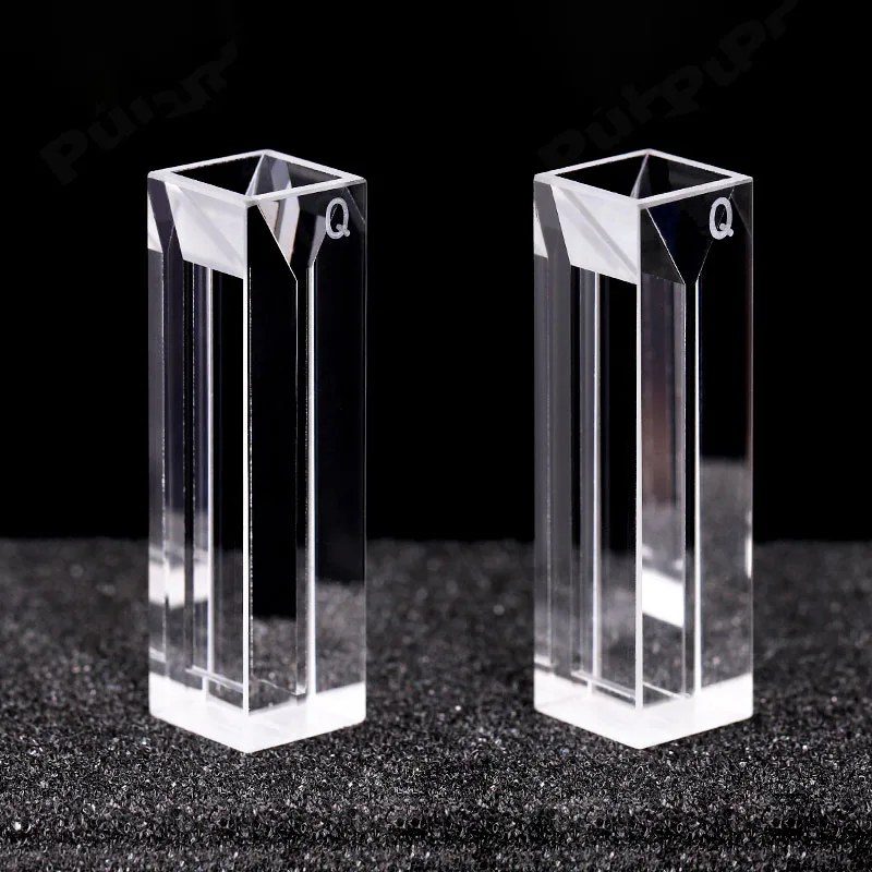 Микро кварцевый флуоресцентный кювет с крышкой (350 мкл)|fluorescence cuvette|quartz cuvettecuvette