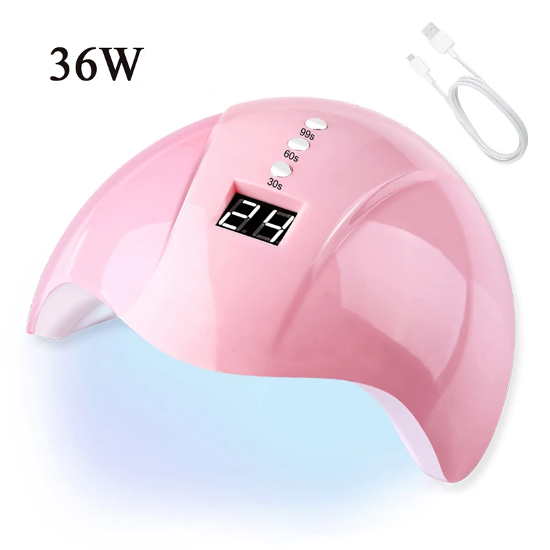 80 Вт профессиональный светодиодный УФ лампа для сушки ногтей Сушилка с