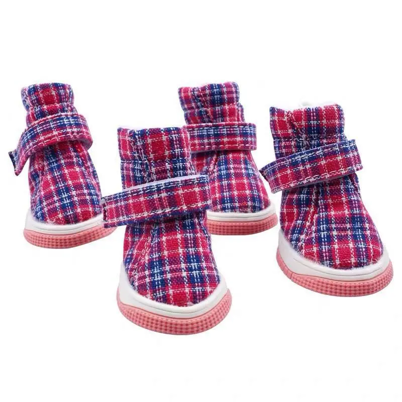 Женские ботинки, комплект из 4 удобных ботинок, новая Теплая обувь для весны и осени