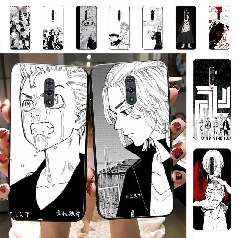 

YNDFCNB Tokyo Revengers Phone Case for Vivo Y91C Y11 17 19 17 67 81 Oppo A9 2020 Realme c3