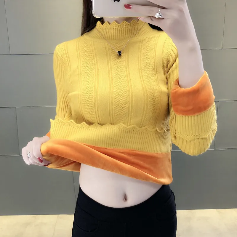 Женские свитера и пуловеры новая мода Осень-зима толстый свитер женский