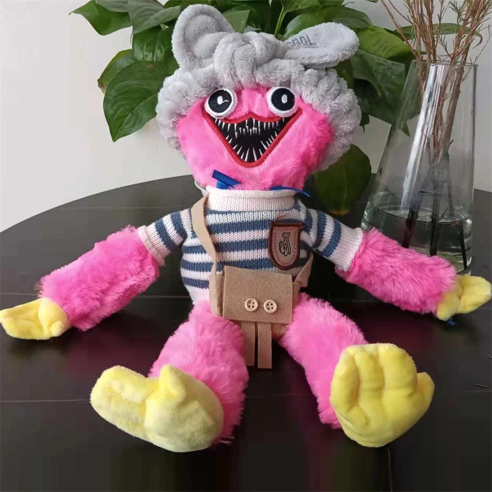 

Игрушка плюшевая Huggy Wuggy 40 см, Популярная игрушка с изображением мака для игр, Кукла Плюшевая с рисунком бордюра, мягкая Набивная игрушка-Зве...