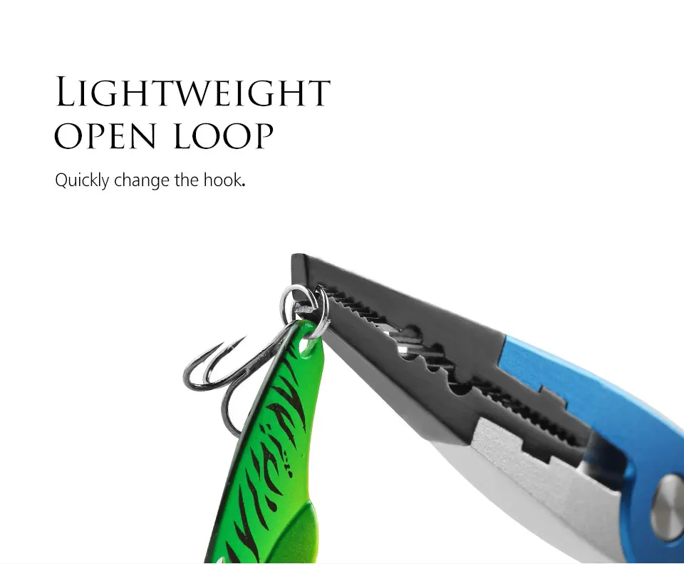 Easyfish Best Aluminum Alloy Fishing Pliers Grip Set Fishing Tackle Gear Hook Recover Cutter Line Split Ring Fishing Accessories