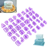 40pcspack mini cookie cutters molds 3d alphabet cutter set cookie stamp biscuit fondant letter cutters cookie decorating tool