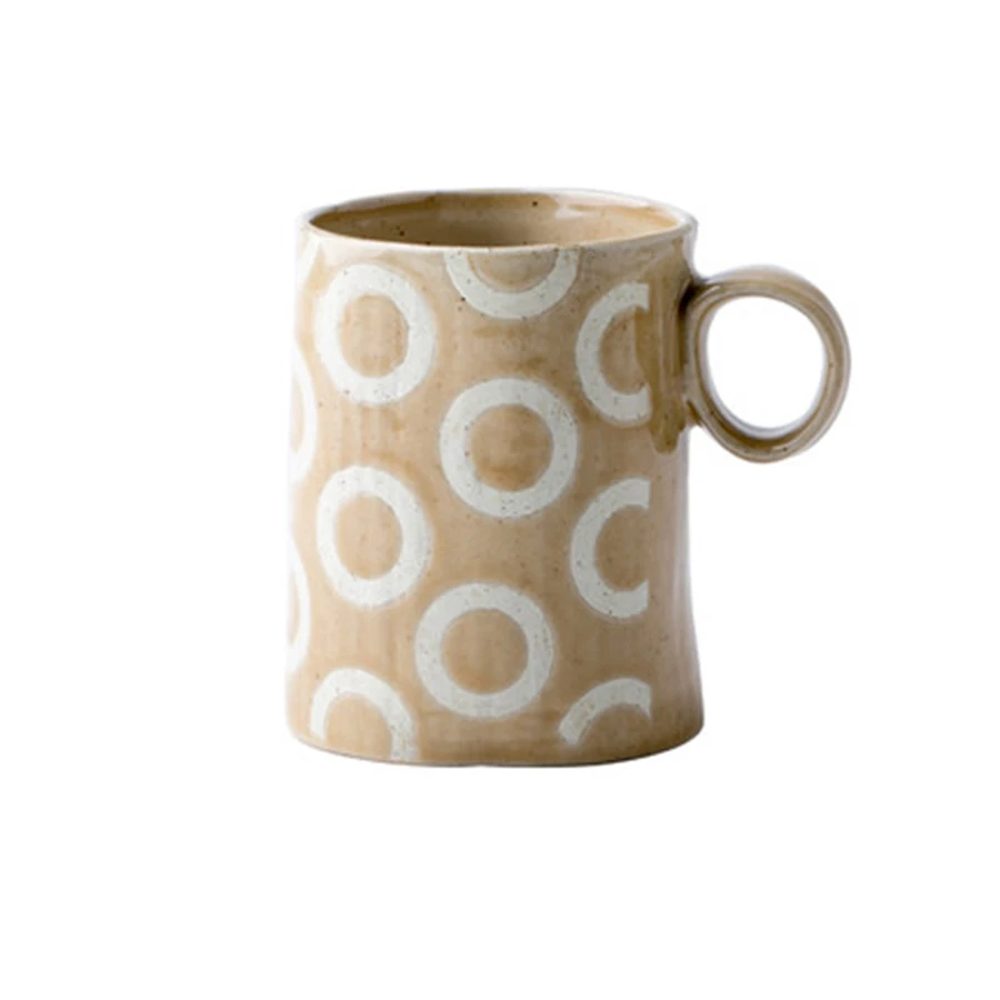 

Creative Coffee Mugs Funny Ceramic Travel Mugs Japan Luxury Nordic Smoothie Jar Modern Handmade Printed Caneca Christmas EE5MK