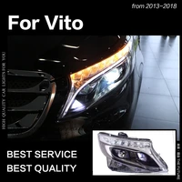car styling head lamp for benz vito headlights 2013 2019 w447 led headlight led drl projector lens dynamic auto accessories