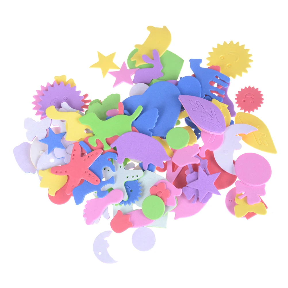 

110PCS/LOT,Mixed all cartoon shape foam stickers Diy Diary Sticker Scrapbooking Stationery School Supplies