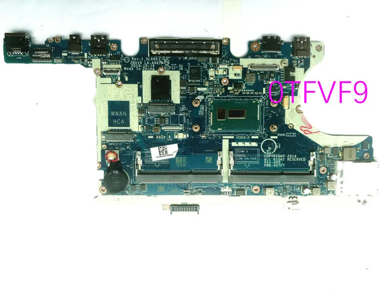 For Dell E7450 Motherboard CN-0TFVF9 0TFVF9 TFVF9 with i5-5200U LA-A961P TEST GOOD