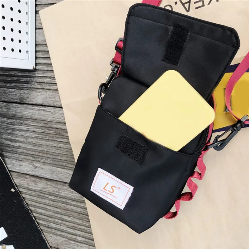 Унисекс нейлоновая сумка через плечо школьная в консервативном стиле женская