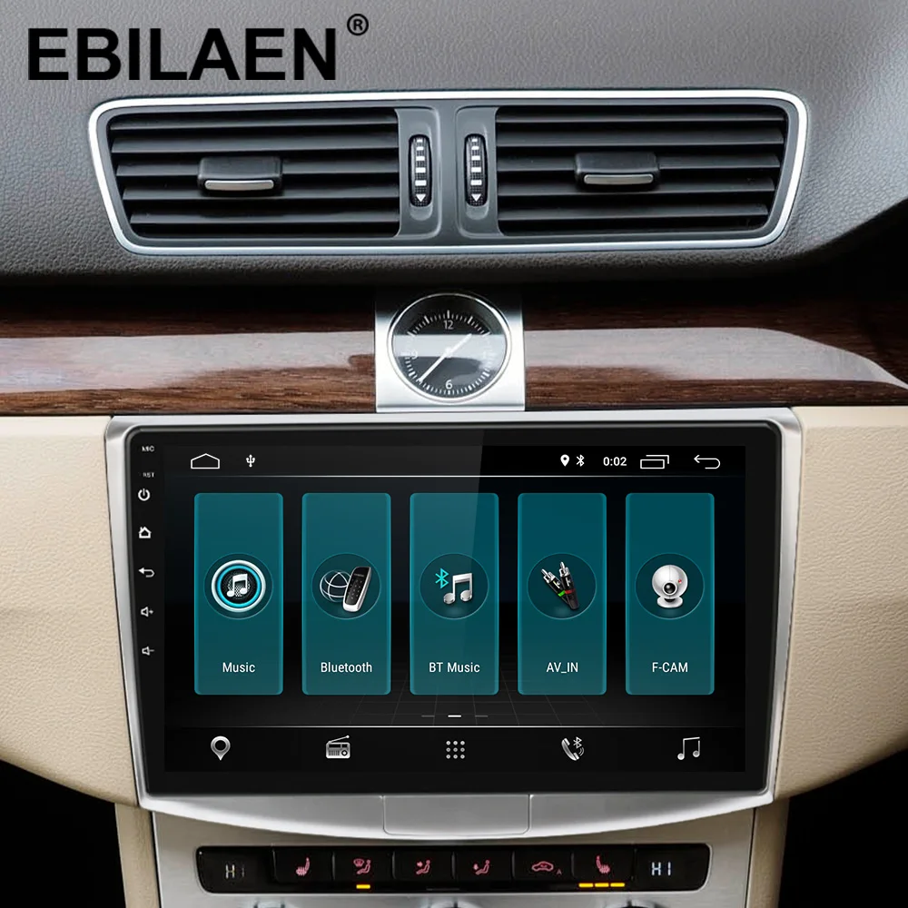 Автомобильный мультимедийный плеер EBILAEN для VW Volkswagen Passat B7 B6 1Din Android 10 0 Авторадио GPS