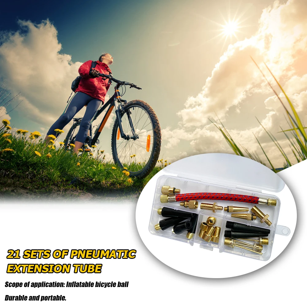Комплект адаптеров для воздушного шланга велосипеда комплект из 21 шт.