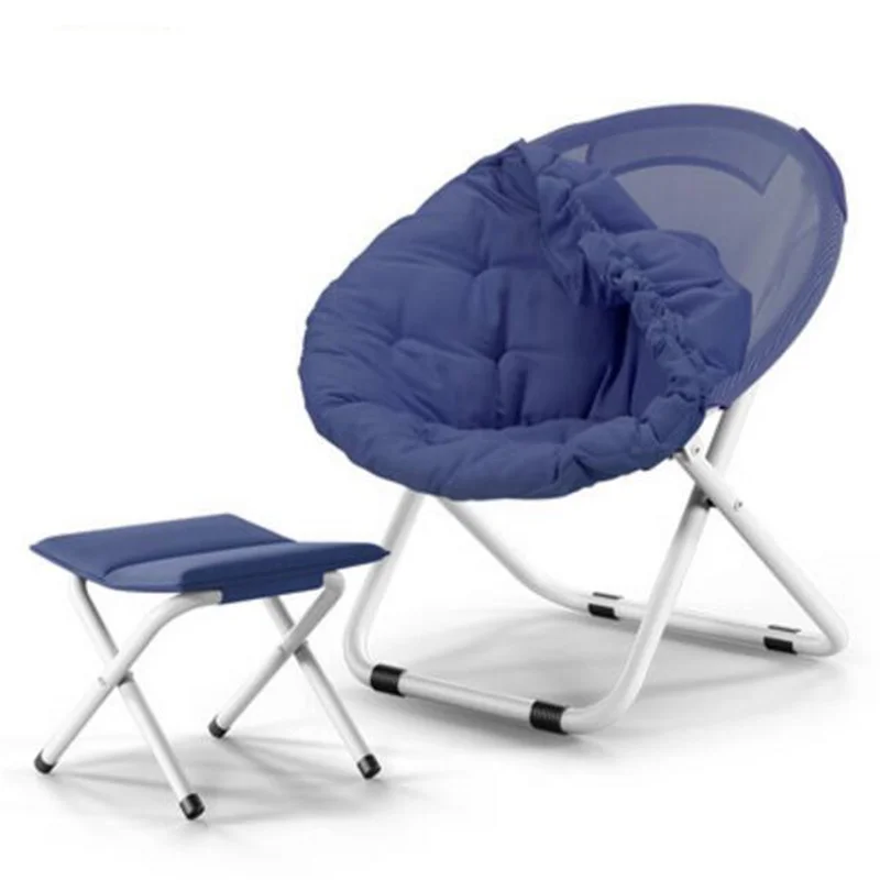 Удобный складной диван стул 80*76*52 см дышащий с Луной и табуретом|chair 3d|chair christmaschair