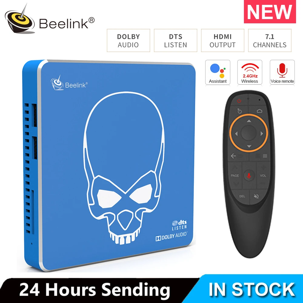 Новейшая модель Beelink GT King Pro Android 9 0 Smart ТВ коробка 4 Гб 64 Amlogic S922X H BT 1 2 ГГц + 5 8 Hi Fi без