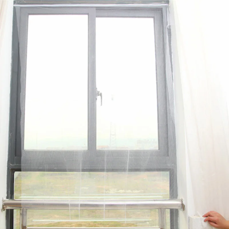 DIY Curtain Protector Fly Screen Inset Mosquito Window Net Mesh Room Cortinas Curtains | Дом и сад
