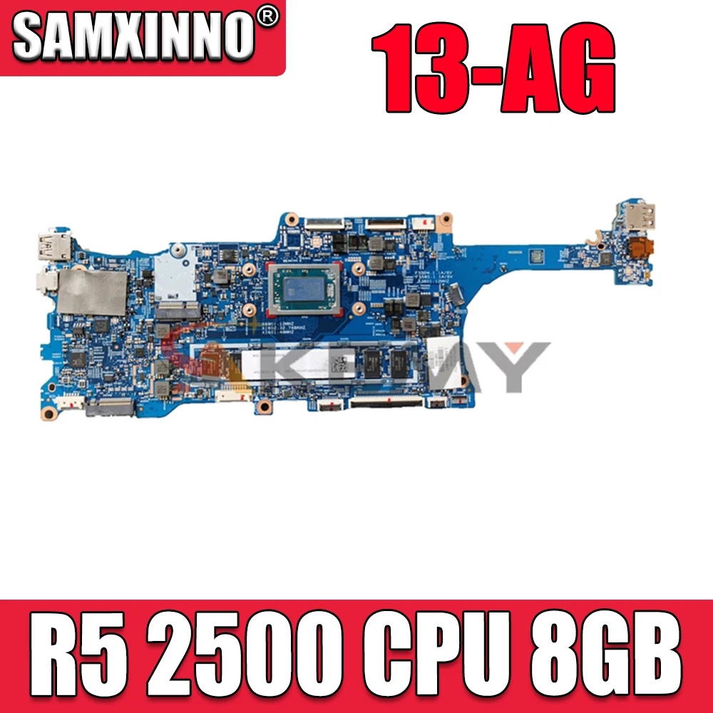 

AKemy для HP X360 15-AG Материнская плата ноутбука L19573-601 17885-2 448.0EC06.021 AMD 2500 Процессор 8 ГБ 100% полностью протестирована