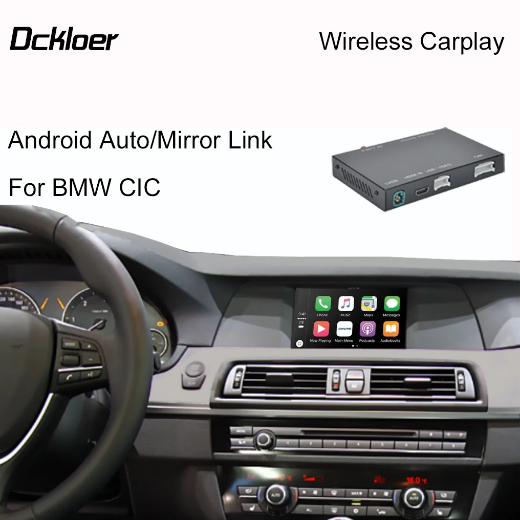 

Wireless CarPlay For BMW CIC System 1 3 5 7 Series X1 X3 X5 X6 Z4 F20 F21 F30 F31 F10 F11 F07 GT F01 F02 E84 F25 F26 E70 E71
