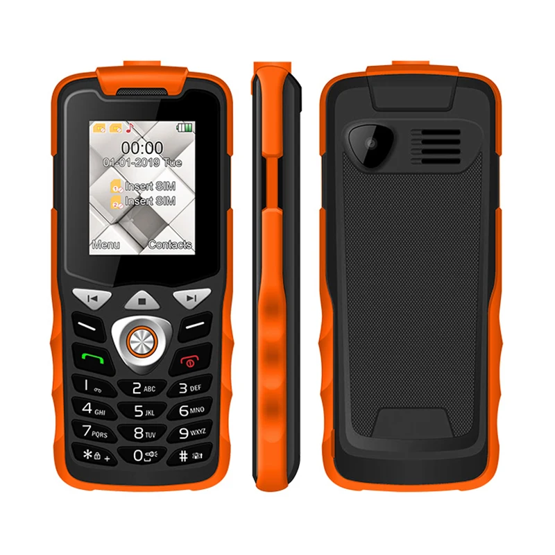 UNIWA W2026 2G GSM кнопочный Ключ сотовый телефон с функцией телефона светодиодный фонарик две sim-карты для пожилых детей мини-телефон разблокирован