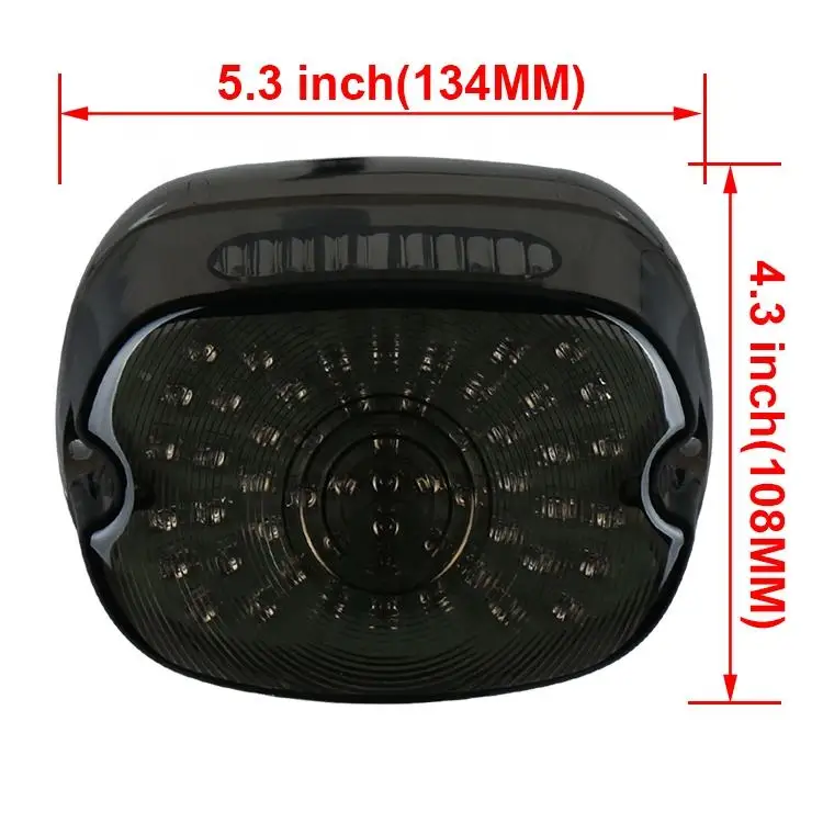 

Led Tail Light LED Brake Turn Signal Rear Low Profile Smoked Taillights Compatible with Harley Davidson Dyna Sportster
