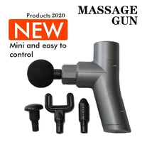 mini massage gun fascia gun neck massager pocket electric body deep tissue massage for relaxation pain relief with 4 heads