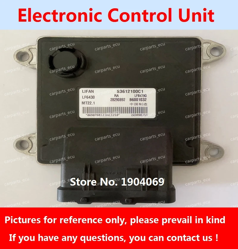 

Engine Computer Board B6000773 28434847 C3612100 28290892 MT22 ECU B6001032 28290892 S3612100C1 LF6430 28340756 For LiFan Car