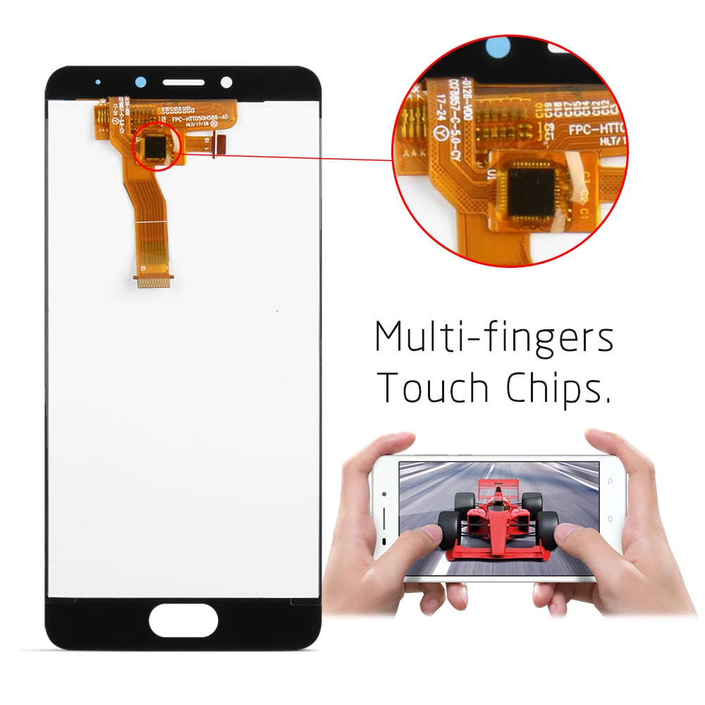 Srjtek для MEIZU M5C/MEILAN 5C ЖК-дисплей панель сенсорный экран дигитайзер Сенсорное стекло