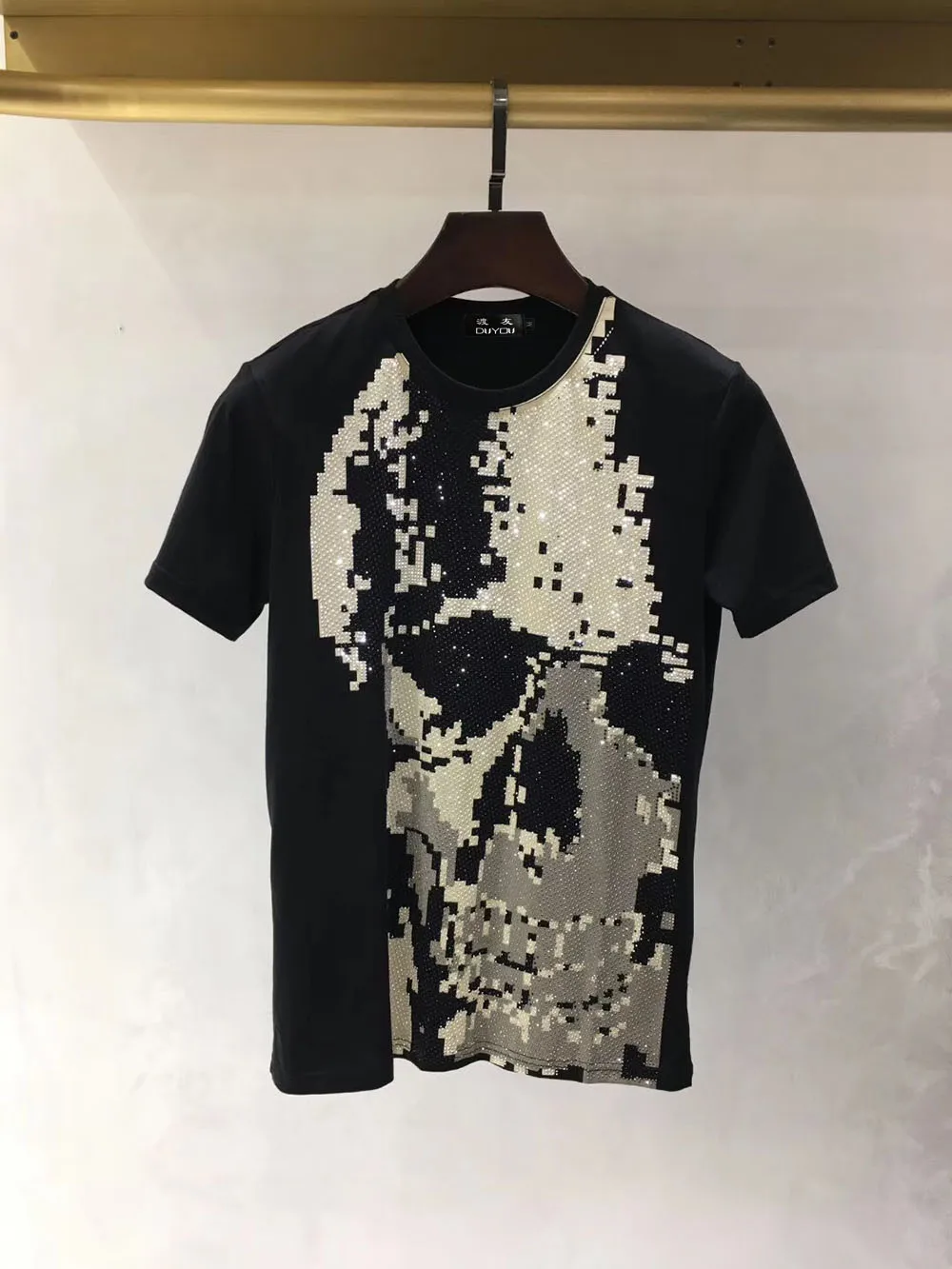 Упаковка ПП-пакета! Мужская Дизайнерская футболка мужская летняя новая 100% хлопок