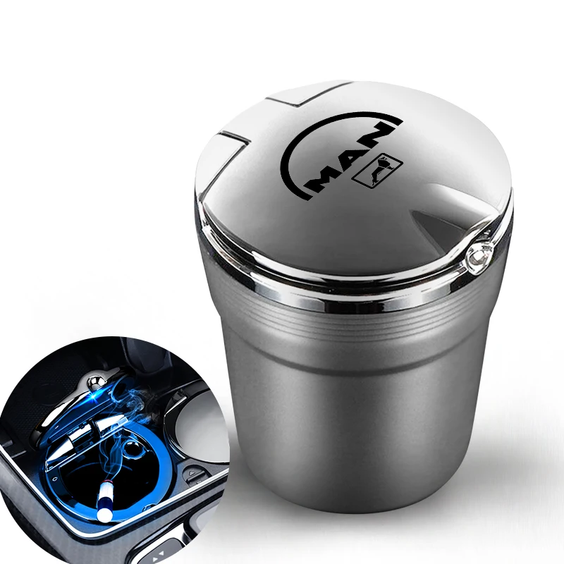 

Портативная автомобильная пепельница для сигар пепельница светодиодный подстаканника светодиодная подсветка пепельница аксессуары для м...