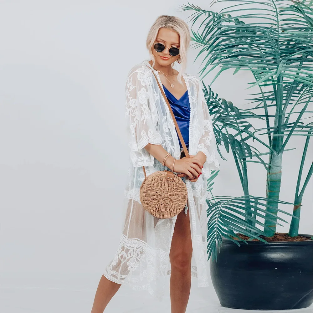 Женские блузки с длинным рукавом в стиле бохо весна-лето 2020 сексуальный