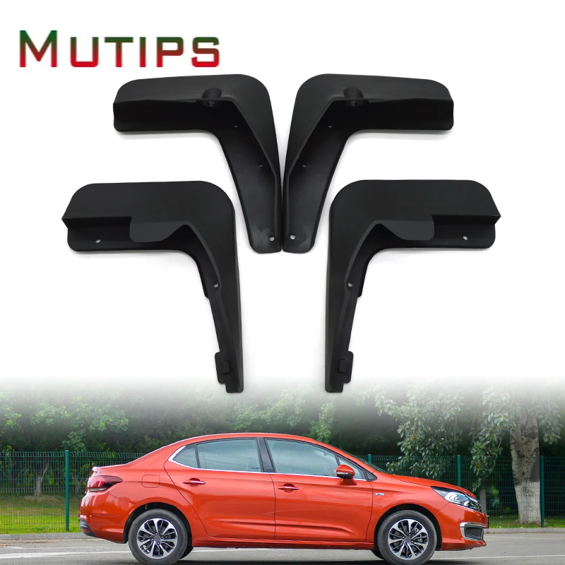Mutips сзади автомобиля Брызговики внешней части Аксессуары для брызговиков крышка