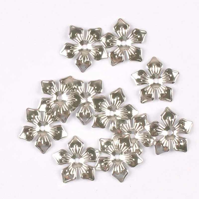 20 шт мм Золотые/Серебристые/бронзовые соединители для цветов филигранные