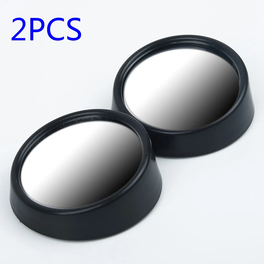 

1 Pair Car Blind Spot Mirror Auto Rear View Mirror Safety Blind Spot Mirror 360 Rotation Adjustable Wide Angle Convex Mirror