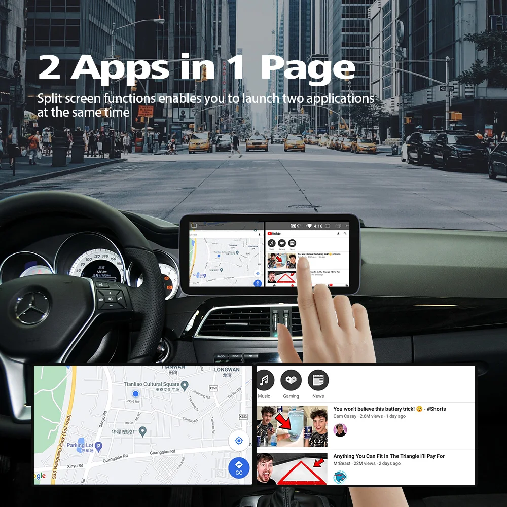 구매 Nunoo 안드로이드 10 무선 Carplay 차량용 비디오 멀티미디어 플레이어 메르세데스 벤츠 E 클래스 W212 E200 E260 2014 2010 2012 2013 2015
