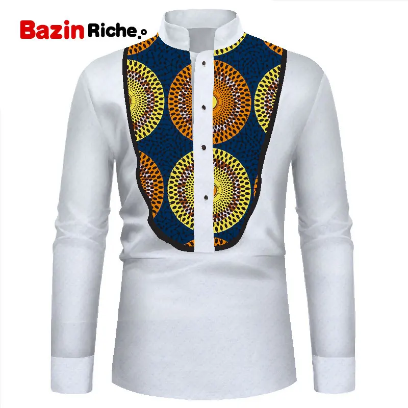 Сезон весна-осень В африканском стиле мужская рубашка одежда для детей вечерние