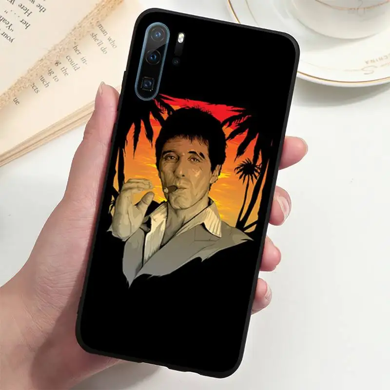 Чехол Scarface для телефона с Тони Монтаной Huawei P20 P30 P40 lite Pro P Smart 2019 Mate 10 20 Lite Nova