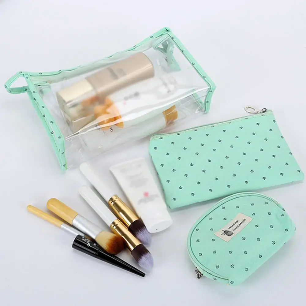 Портативный косметички набор из 3 различных размеров макияж и туалетных