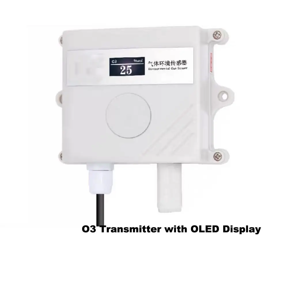 

display 10ppm zone Transmitter RS485 4-20mA/0-5V/0-10V Ozone concentration sensor O3 Temperature humidity sensor Transmitter