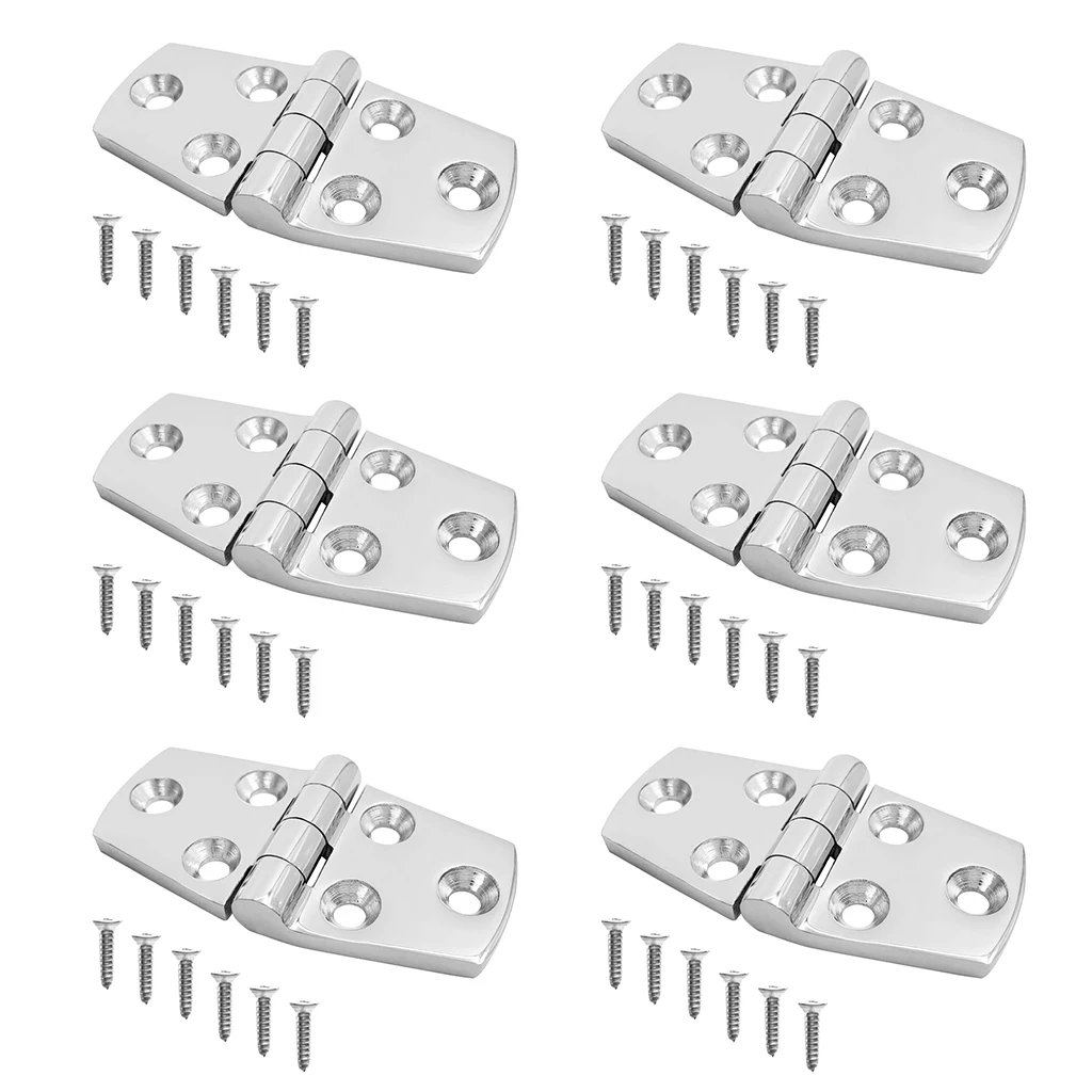 6 шт. петли из нержавеющей стали для морских лодок фургонов яхт дверей люков кабин