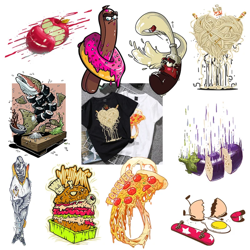 Нашивки для одежды с принтом в виде лапши рыбьих яиц | Дом и сад