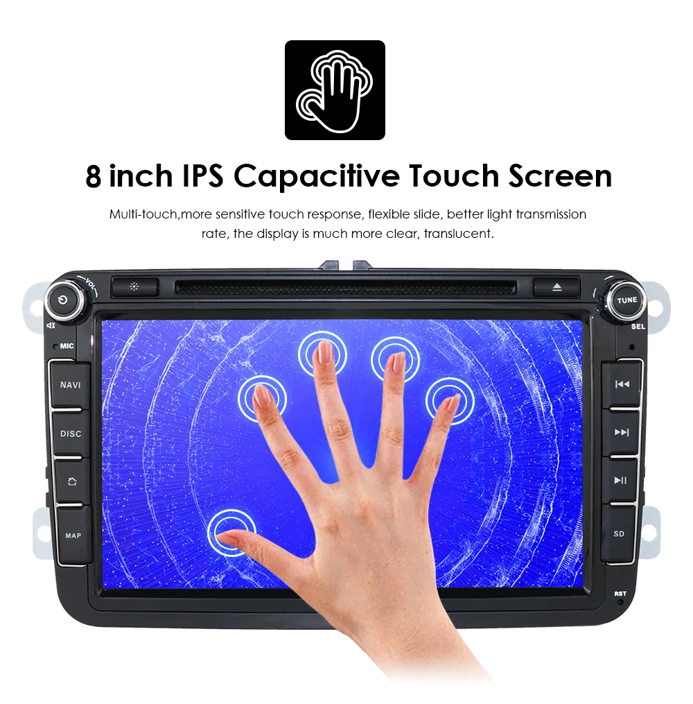 HIZPO 2din Android 9,0 Восьмиядерный 4 Гб ram автомобильный DVD для VW Passat CC Polo GOLF 5 6 Touran EOS T5 Sharan Jetta Tiguan gps Радио bt