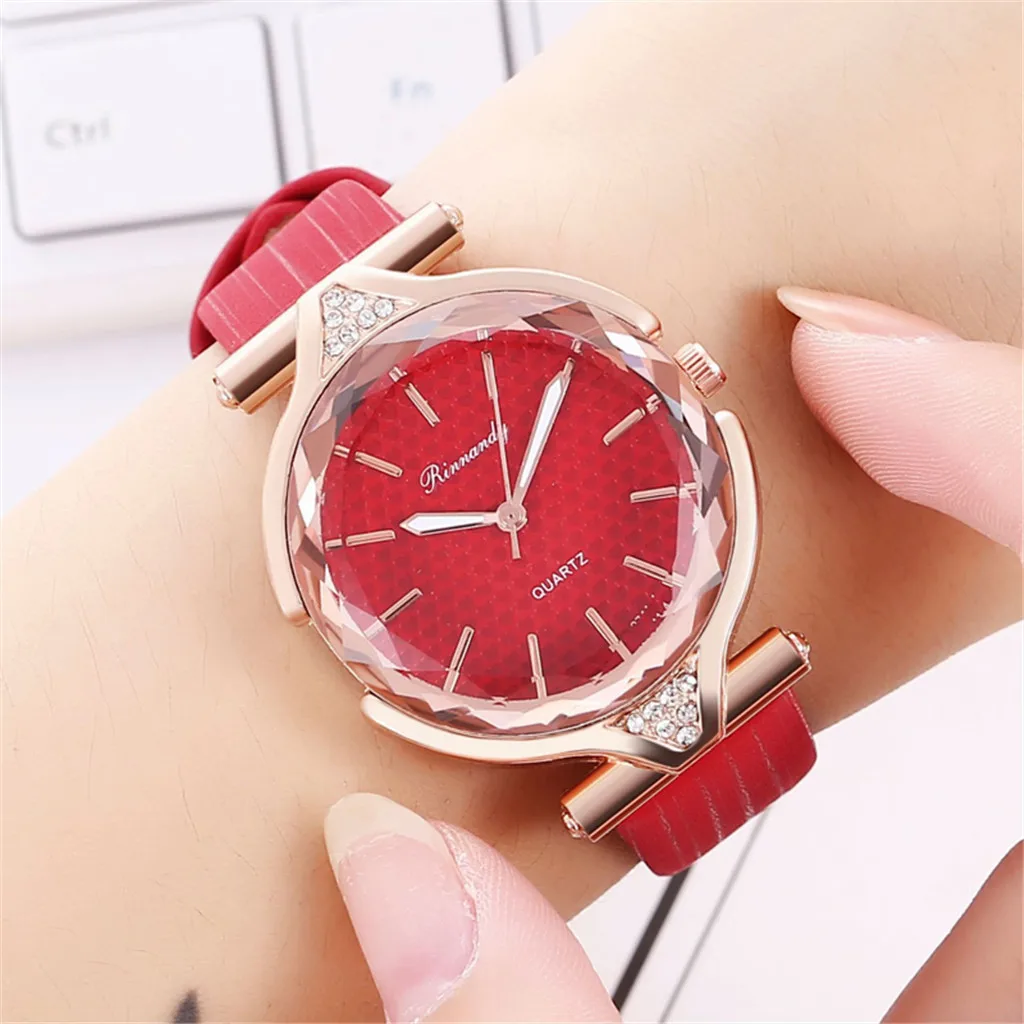 Часы наручные женские кварцевые с ремешком креативные модные повседневные