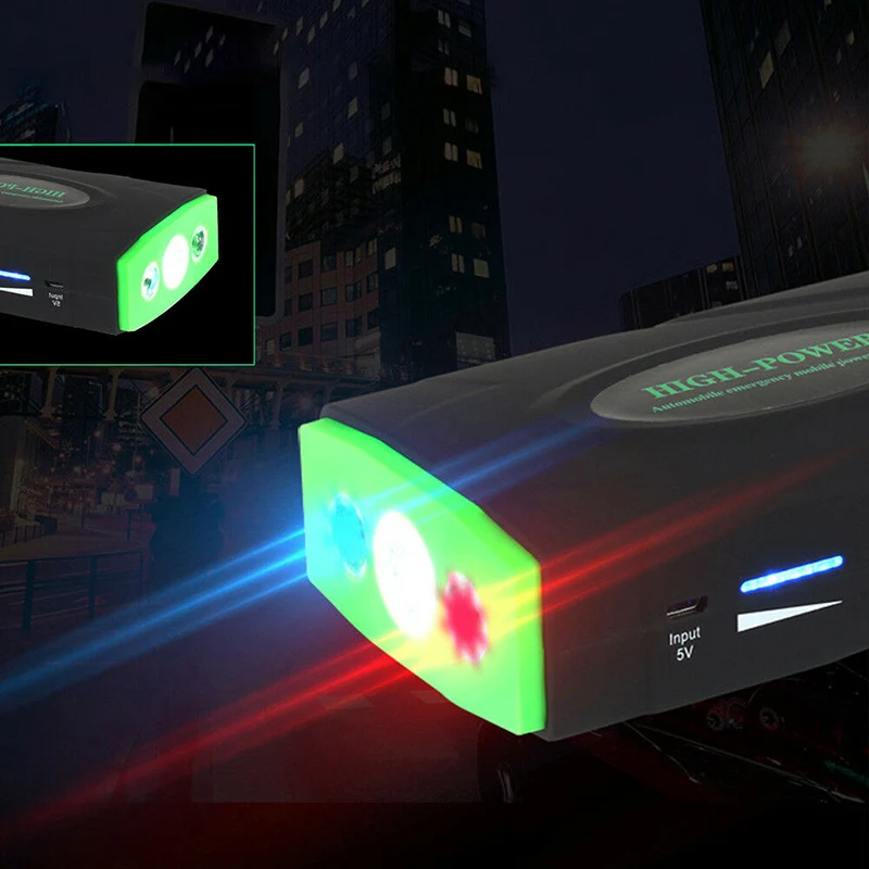 Автомобильное пусковое устройство высокой мощности 16800 мАч 12 В портативное