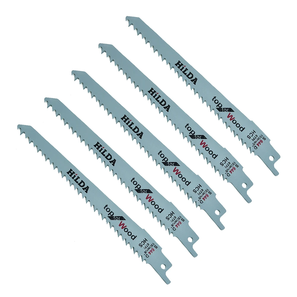 

5Pcs Electric Reciprocating Saw Blades For Wood Metal Cutting S644D S922EF Woodworking Tools Cutters For Bosch Dewalt