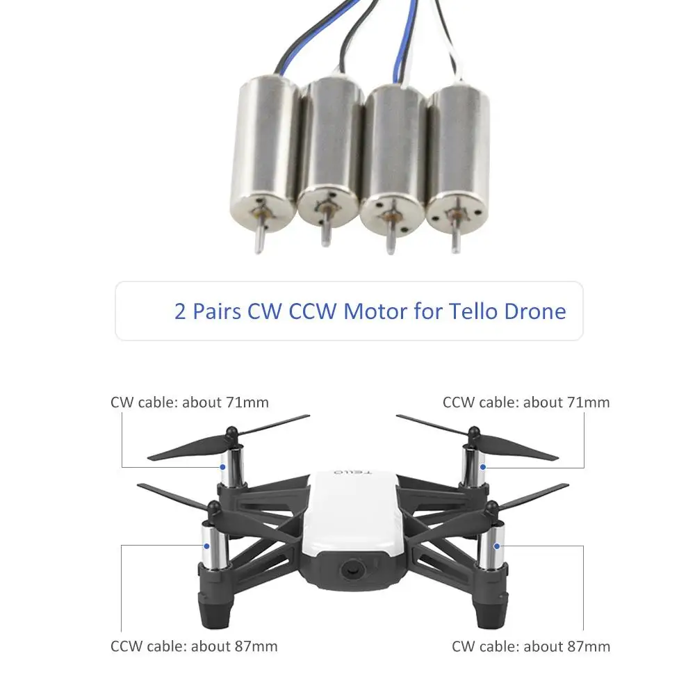 

Universal Motor CW/CCW Motors for DJI Tello Mini Quadcopter Drone Repair Accessories Model