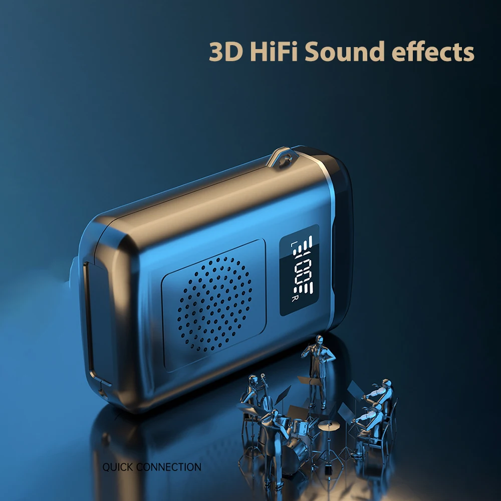3D HiFi стерео беспроводные наушники умные с шумоподавлением CVC спортивные