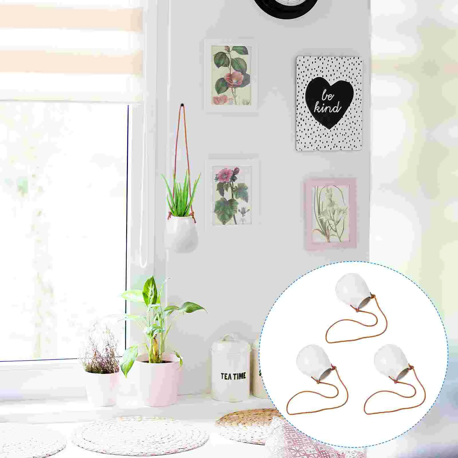 

3 шт., керамические подвесные горшки для растений