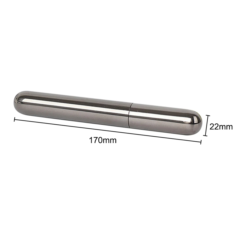 

Stainless Steel Travel Cigars Box Cigarettes Case Single Cigar Tube High Quality Portable Cigar Accessories and Gift