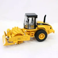 c cool 164 alloy diecast engineering vehicle toy padfoot drum vibratory soil compactor model