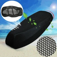breathable summer cool 3d mesh motorcycle moped motorbike scooter seat covers cushion anti slip cover grid protection pad