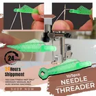 Быстрорежущая игла для шитья в виде рыбы, автоматическая швейная машина для вставки стежков для пожилых домохозяйков, пластиковые аксессуары, инструмент