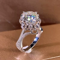 huitan gorgeous women wedding rings brilliant cubic zircon elegant female party ring delicate anniversary gift statement jewelry